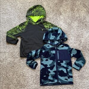 Boys hoodie/zip up hoodie bundle size 6/7